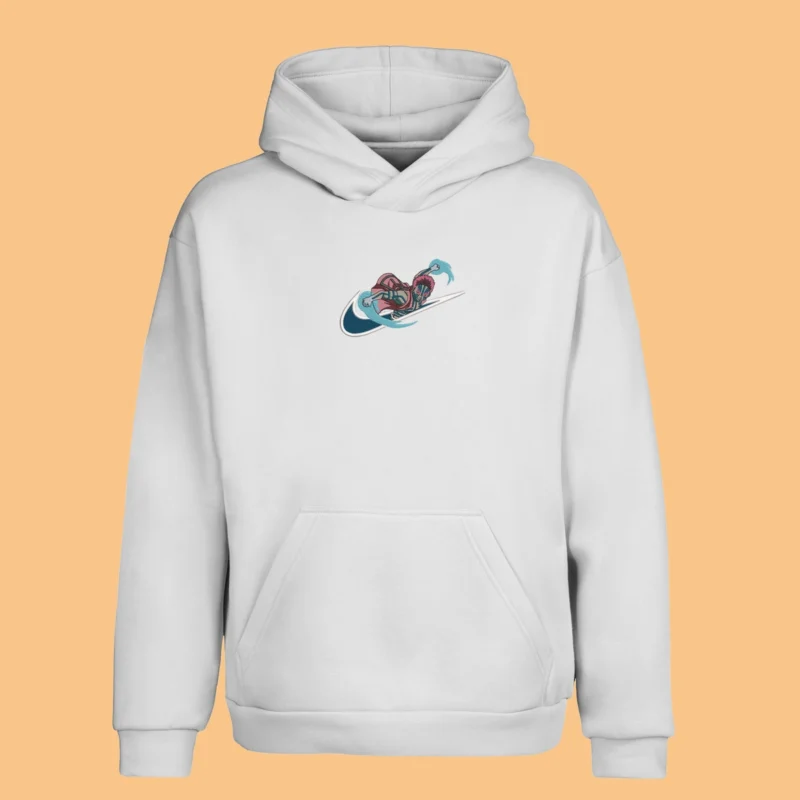 Akaza Demon Fury | Demon Slayer | Sweat à capuche brodé