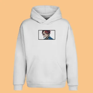 Tanjiro Determined Heart | Demon Slayer | Sweat à capuche brodé