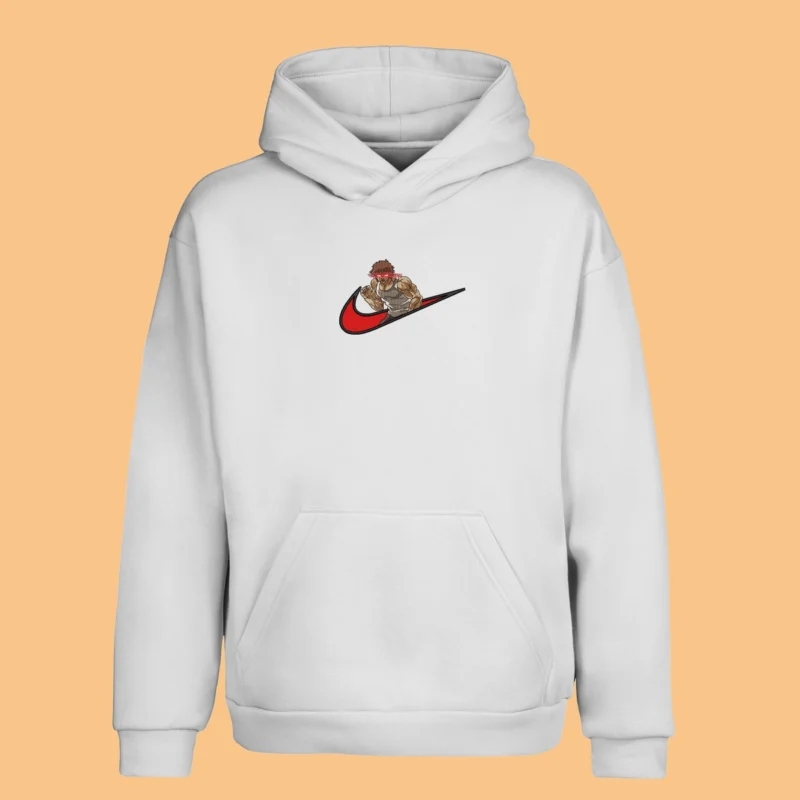 Baki Fury Mode | Baki | Sweat à capuche brodé