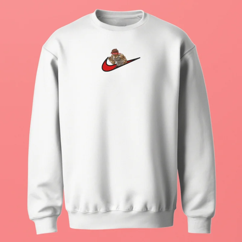 Baki Fury Mode | Baki | Sweatshirt brodé