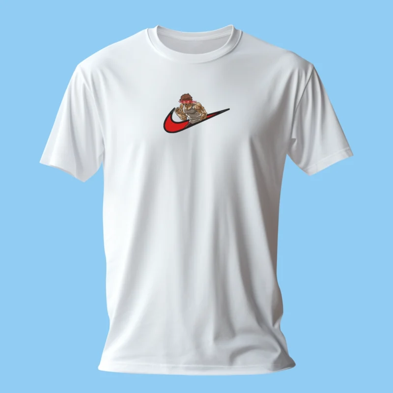 Baki Fury Mode | Baki | T-shirt brodé