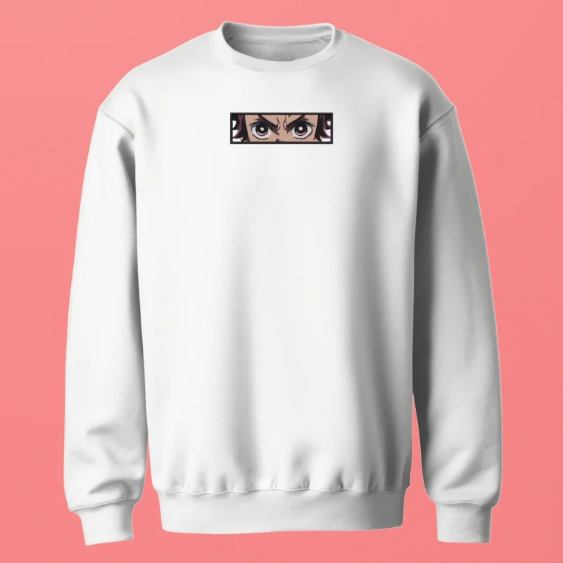 Tanjiro Eyes | Demon Slayer | Sweatshirt brodé
