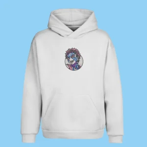 Akaza Devastating Fury | Demon Slayer | Sweat à capuche brodé