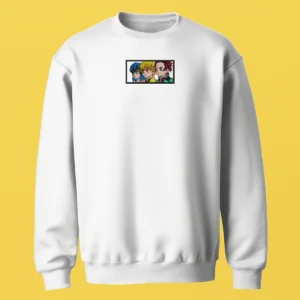 Tanjiro, Zenitsu & Inosuke Team | Demon Slayer | Sweatshirt brodé