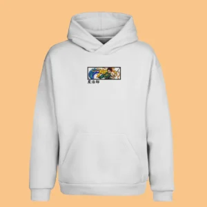 Tanjiro Flame and Water | Demon Slayer | Sweat à capuche brodé