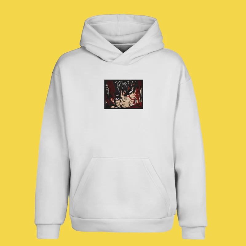 Guts Relentless Fury | Berserk | Sweat à capuche brodé
