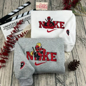 Deadpool & Lady Deadpool | Sweatshirt couple | Sweatshirt brodé