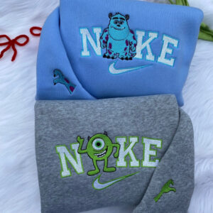 Mike Wazowski & Sulley | Sweatshirt couple | Sweatshirt brodé