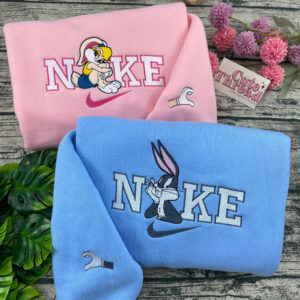 Bugs Bunny & Lola Bunny | Sweatshirt couple | Sweatshirt brodé