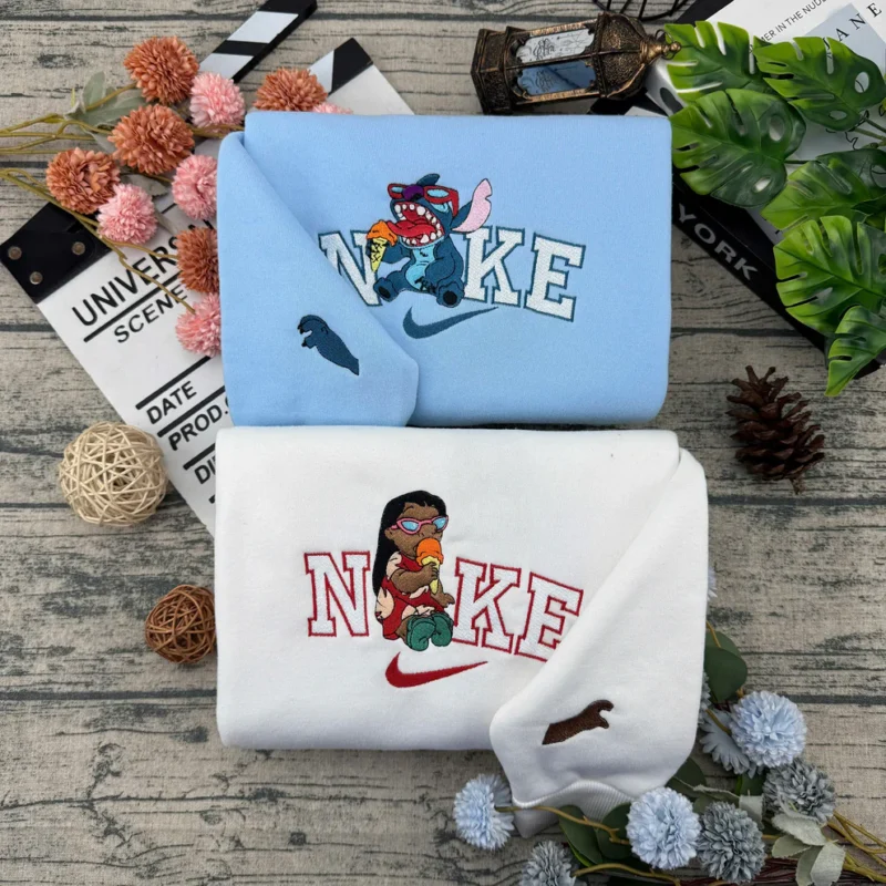 z6874815117775_965c127132b3e558bc936dab96c07b7f Stitch & Lilo | Sweatshirt couple | Sweatshirt brodé