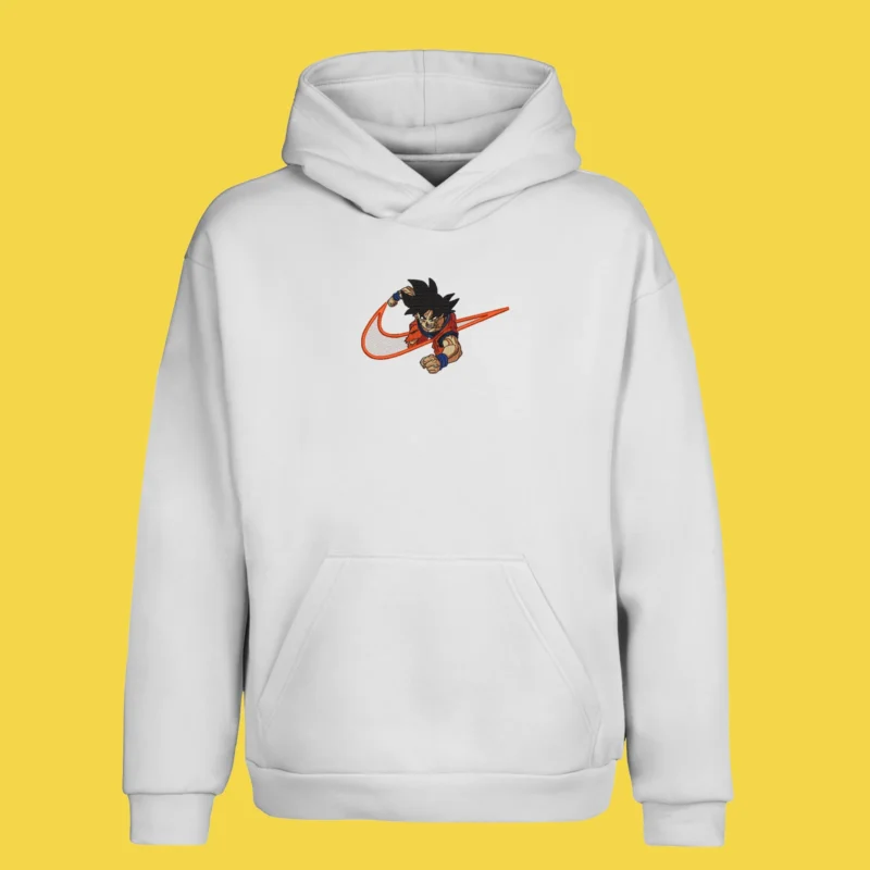 20250829185_h_w_2 Goku Energy Strike | Dragon Ball | Sweat à capuche brodé