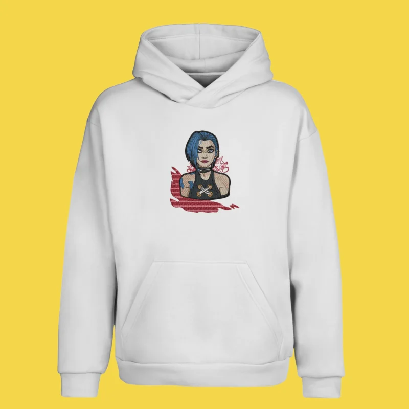 Vi Rebel Pulse | Arcane | Sweat à capuche brodé