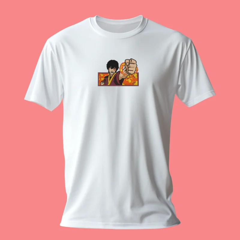 Zuko Flame Resolve | Avatar | T-shirt brodé