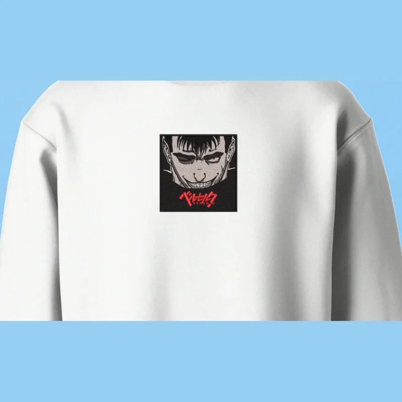 Guts Savage Grin | Berserk | Sweatshirt brodé