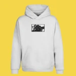 Sweat à capuche brodé Guts Black Eclipse blanc – Berserk