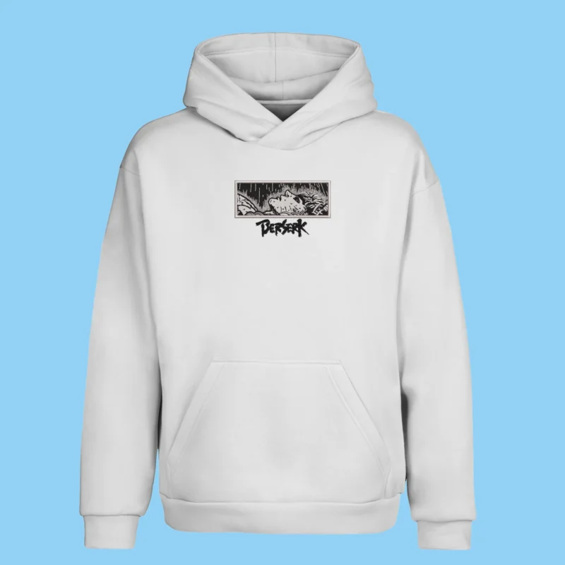 Guts Silent Rain | Berserk | Sweat à capuche brodé