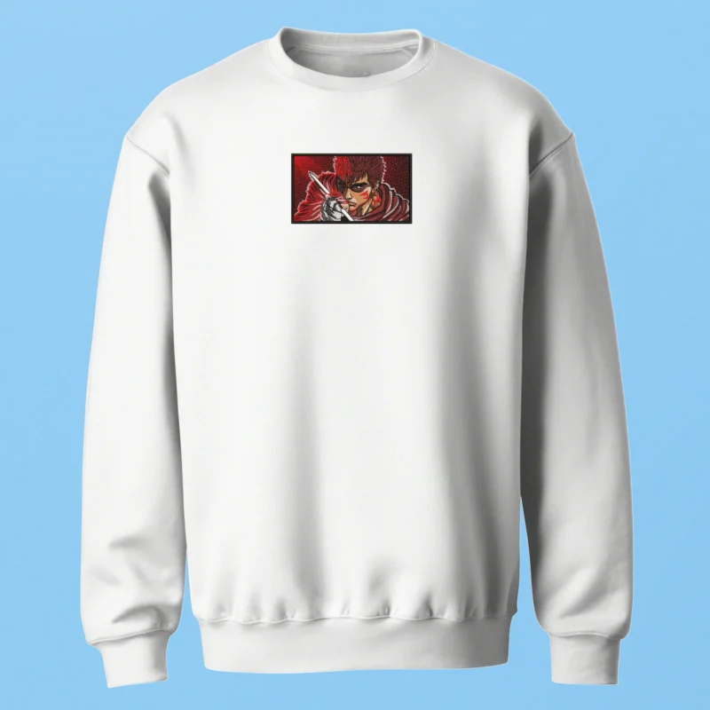 Guts Crimson Resolve | Berserk | Sweatshirt brodé