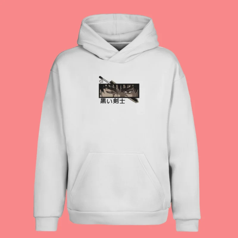 Guts Silent Blade | Berserk | Sweat à capuche brodé