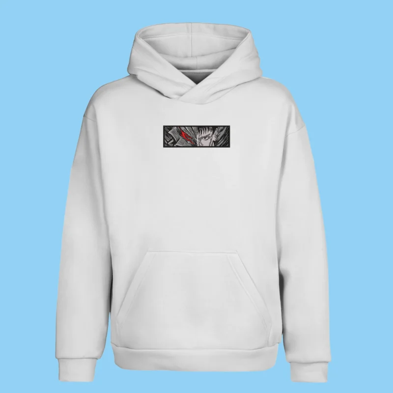 Guts Crimson Scar | Berserk | Sweat à capuche brodé