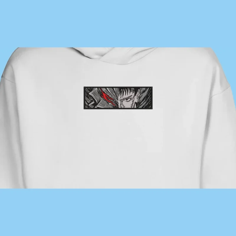 Guts Crimson Scar | Berserk | Sweat à capuche brodé