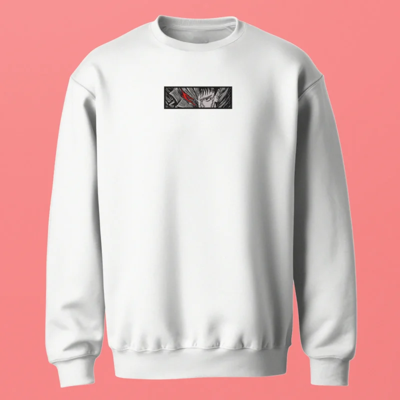 Guts Crimson Scar | Berserk | Sweatshirt brodé