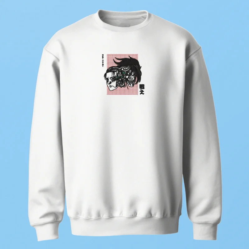 Eren Fractured Fate | L’Attaque des Titans | Sweatshirt brodé
