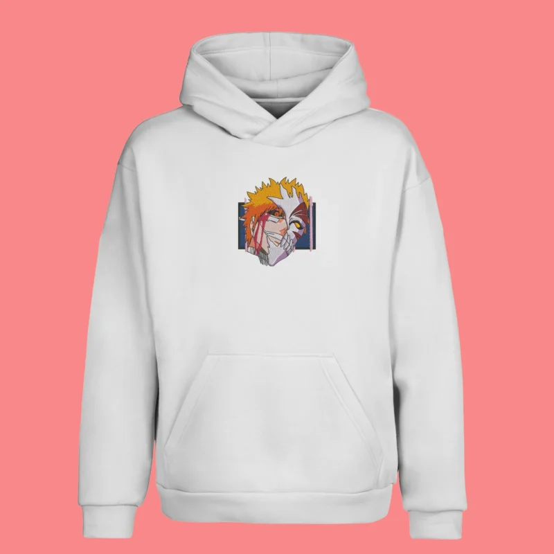Ichigo Hollow Divide | Bleach | Sweat à capuche brodé