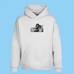 Byakuya Silent Authority | Bleach | Sweat à capuche brodé