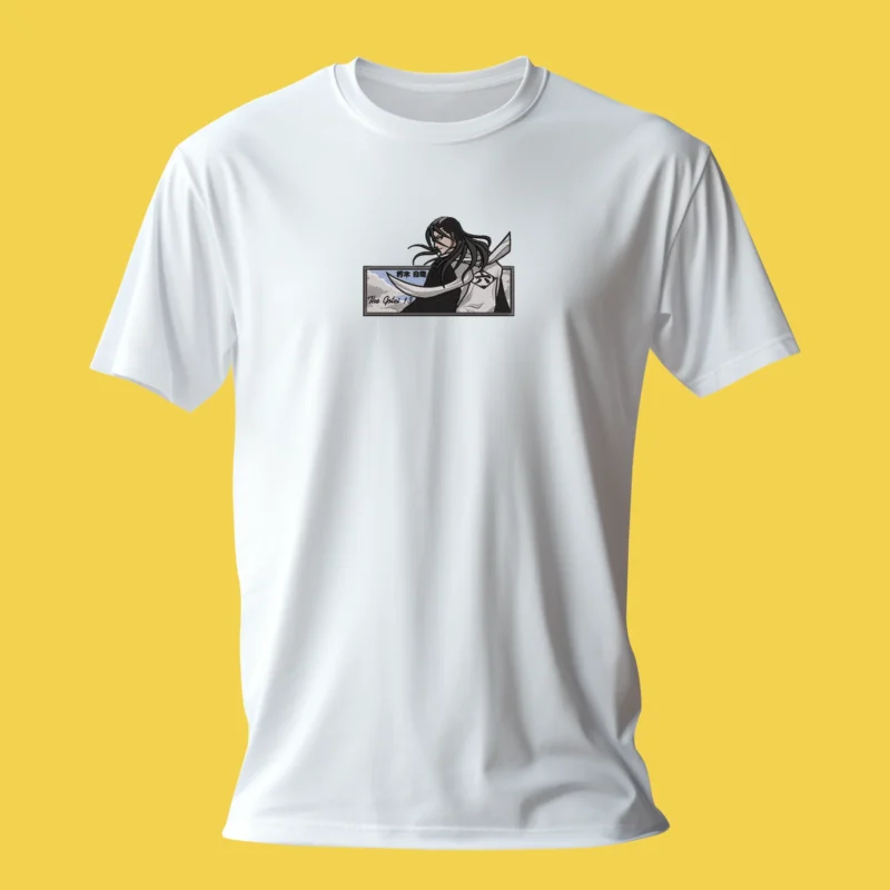 Byakuya Silent Authority | Bleach | T-shirt brodé