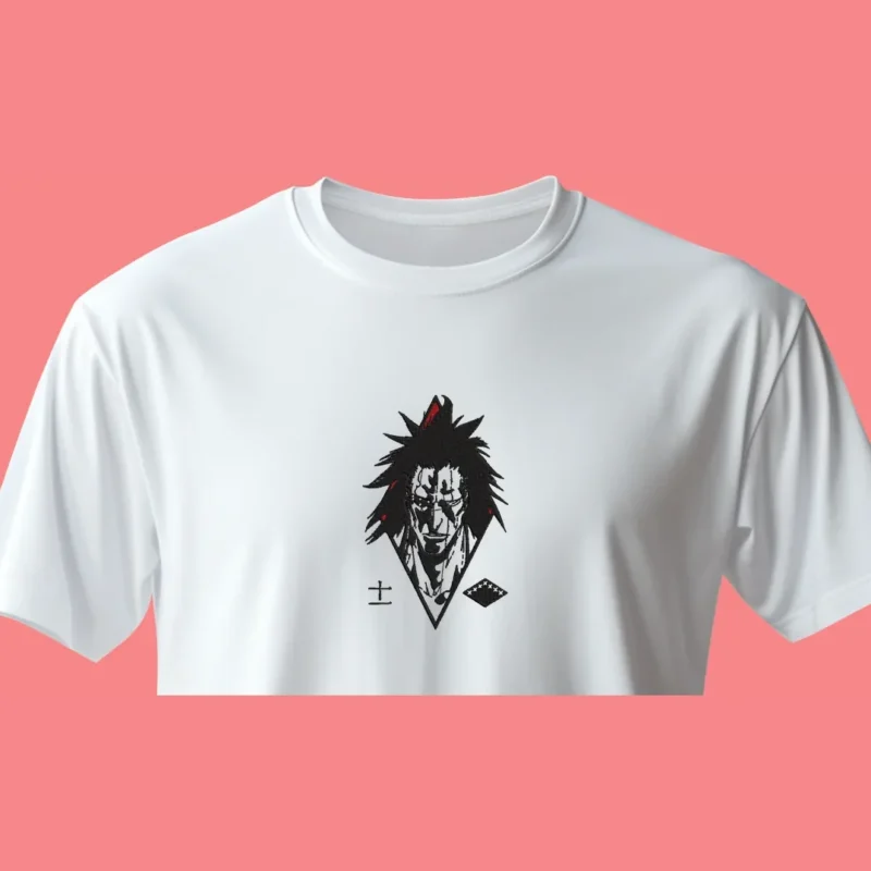 Kenpachi Black Rampage | Bleach | T-shirt brodé