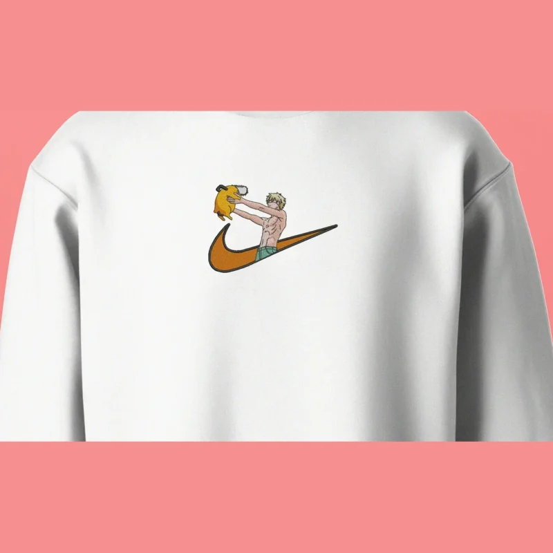 Denji Pochita Bond | Chainsaw Man | Sweatshirt brodé