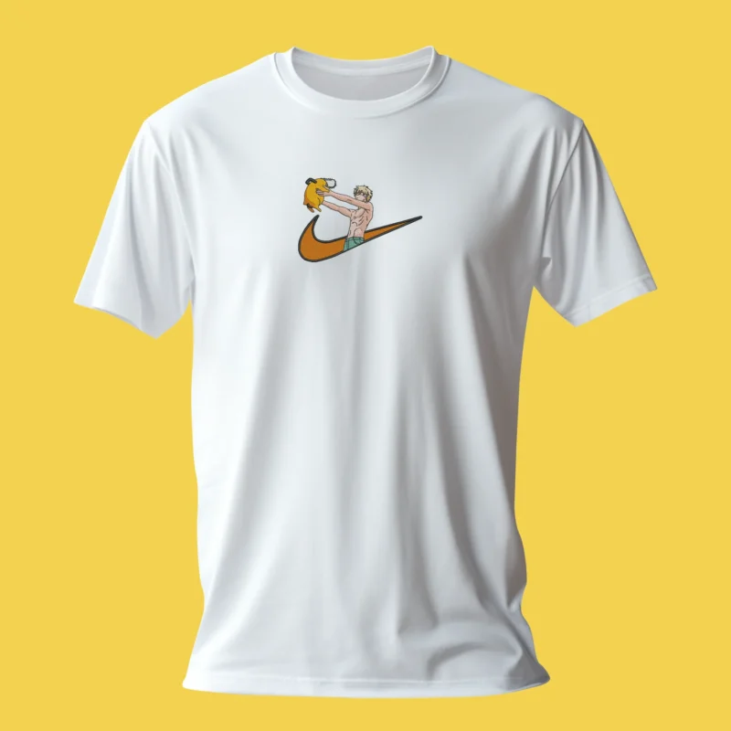 Denji Pochita Bond | Chainsaw Man | T-shirt brodé
