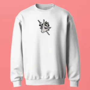 Aki Hayakawa Fox Devil Sign | Chainsaw Man | Sweatshirt brodé