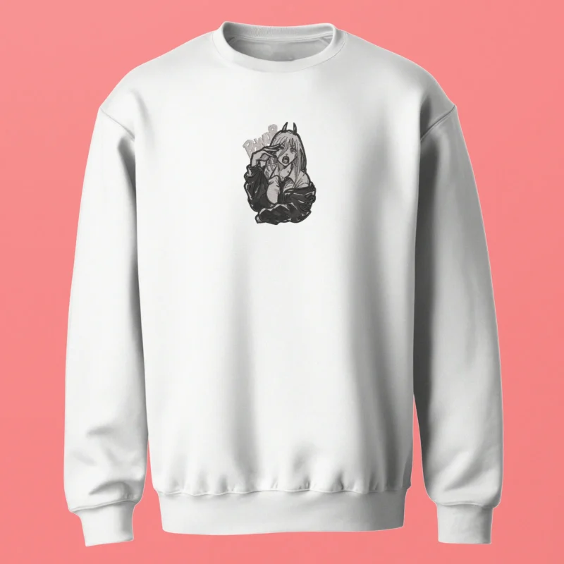 Power Fiend Mischief | Chainsaw Man | Sweatshirt brodé