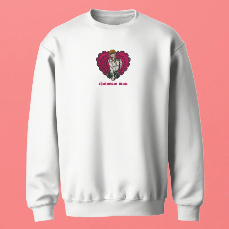 Makima Chain Heart | Chainsaw Man | Sweatshirt brodé