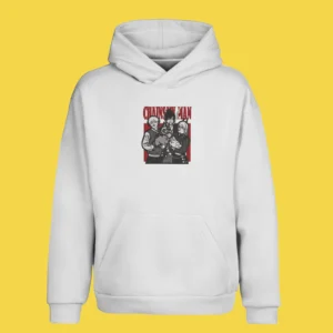 Denji Aki Power Family | Chainsaw Man | Sweat à capuche brodé
