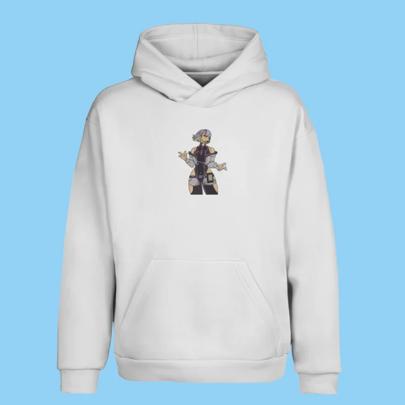 Lucy Net Runner | Cyberpunk: Edgerunners | Sweat à capuche brodé