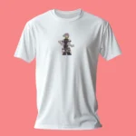 T-shirt brodé Lucy (Net Runner) blanc – Cyberpunk: Edgerunners