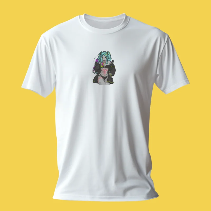 Rebecca Neon Jacket | Cyberpunk: Edgerunners | T-shirt brodé