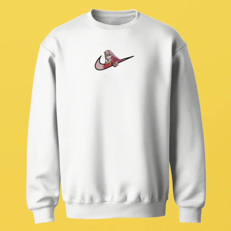 Zero Two Darling Smile | Darling in the Franxx | Sweatshirt brodé