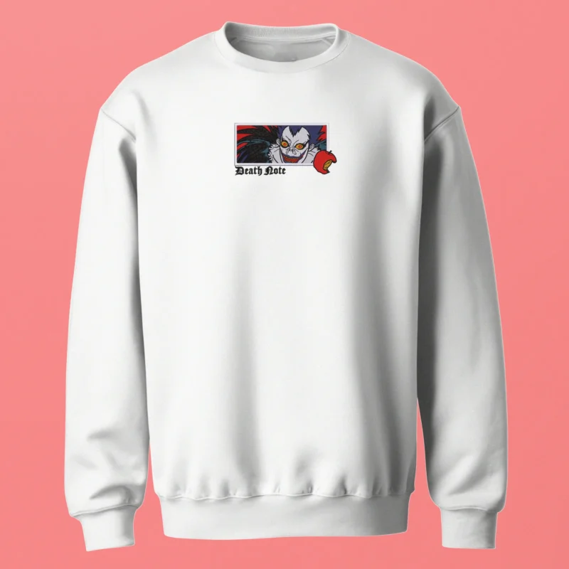 Ryuk Apple Grin | Death Note | Sweatshirt brodé