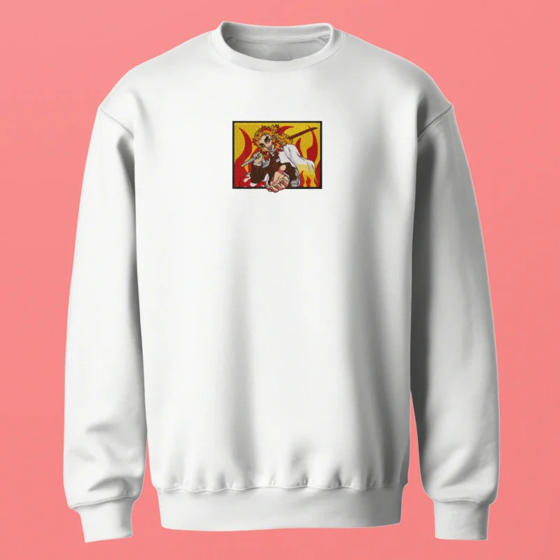 Kyojuro Rengoku Flame Hashira | Demon Slayer | Sweatshirt brodé