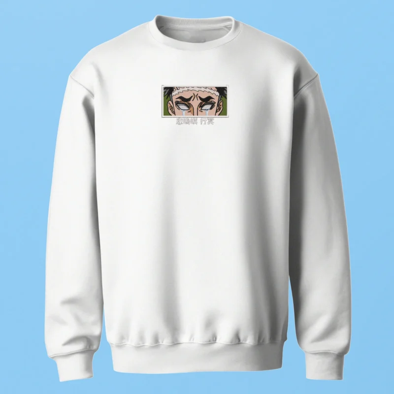 Gyomei Himejima Tearful Eyes | Demon Slayer | Sweatshirt brodé