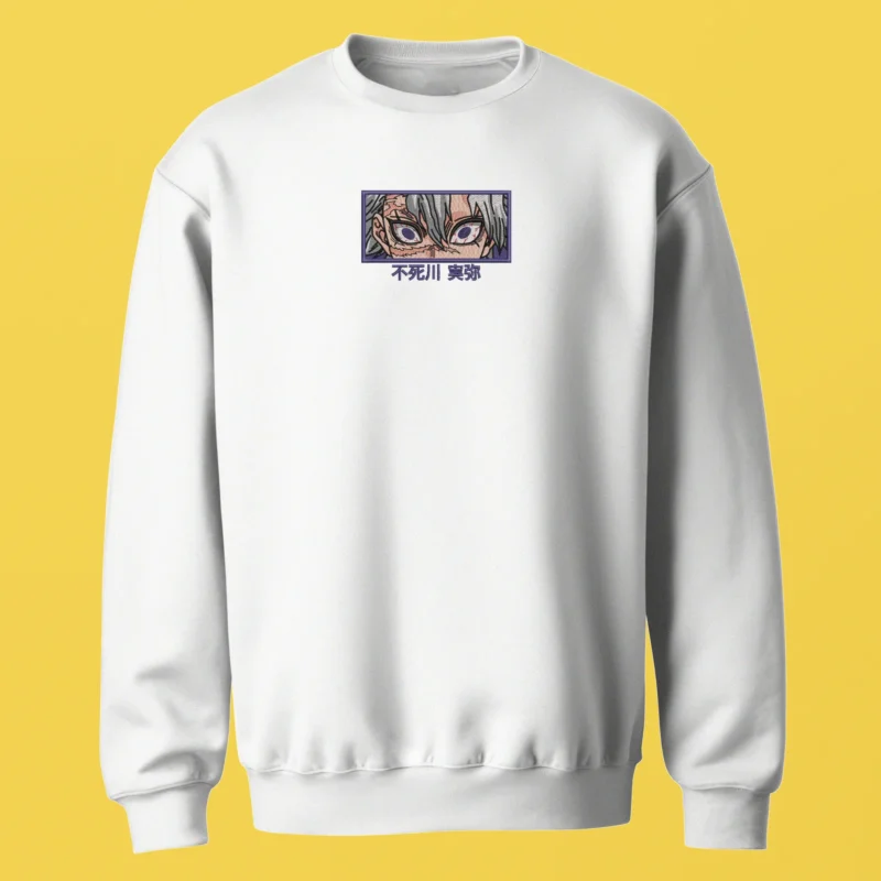 Sanemi Shinazugawa Wind Eyes | Demon Slayer | Sweatshirt brodé