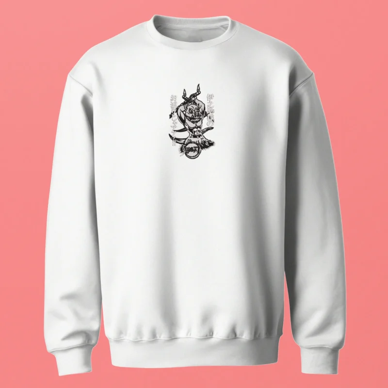 Gyokko Demon Vase | Demon Slayer | Sweatshirt brodé