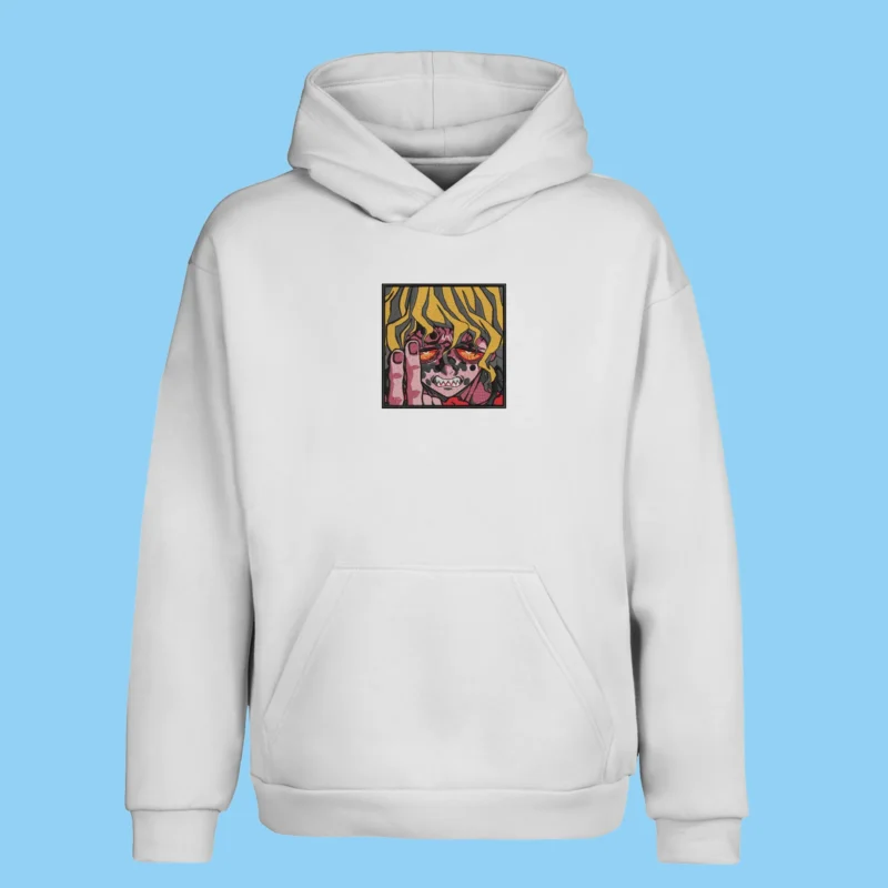 Daki Demon Gaze | Demon Slayer | Sweat à capuche brodé
