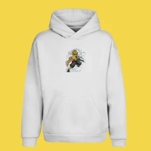 Zenitsu Agatsuma Thunder Flash | Demon Slayer | Sweat à capuche brodé