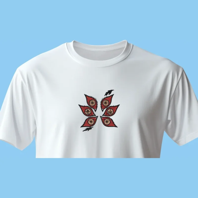 Kokushibo Six Eyes | Demon Slayer | T-shirt brodé