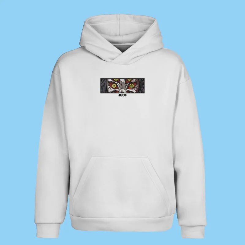 Kokushibo Demon Eyes | Demon Slayer | Sweat à capuche brodé