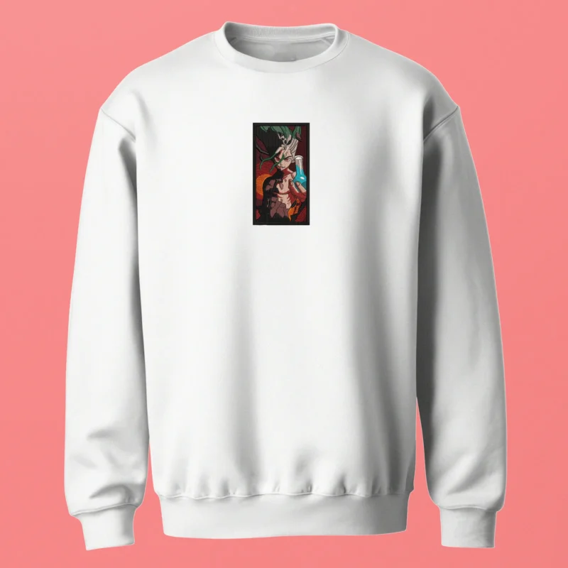 Senku Ishigami Science Flask | Dr. Stone | Sweatshirt brodé